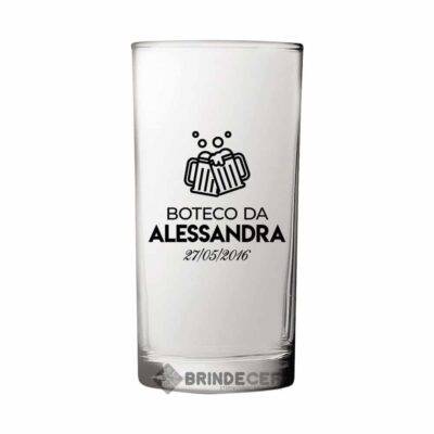 Copo De Whisky Personalizado De Vidro 265ml Para Brinde