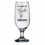 Taça de Vidro de Cerveja Floripa 70 Anos do Geraldo