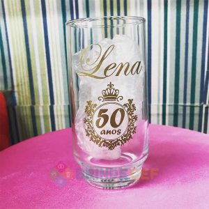 Copo de Vidro Light 410ml Lena 50 Anos